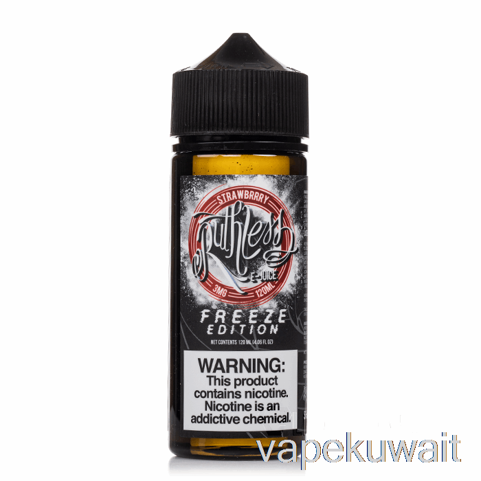 الفراولة - إصدار التجميد - بخار لا يرحم - 120 مل 0 ملغ Vape Pod Kits